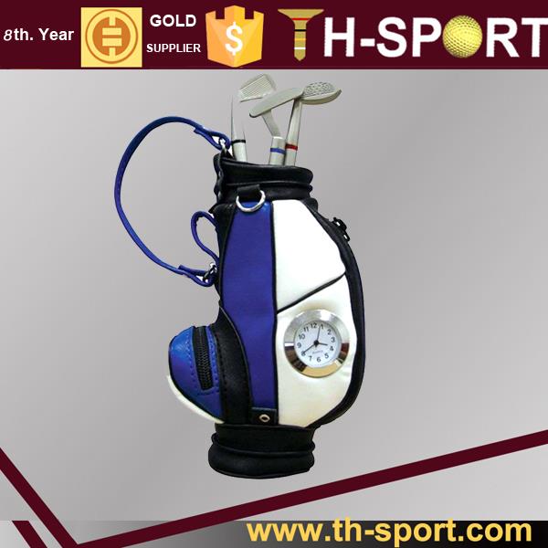 Mini Desktop aluminium Alloy Golf torby długopis
