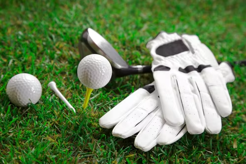 Skórzane rękawice golfowe Cabretta, męskie/damskie, na lewą rękę