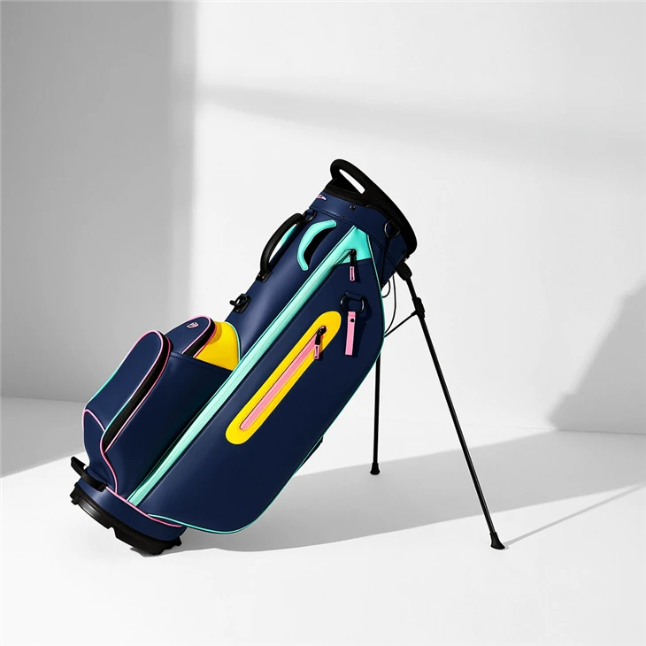 Elite Golf Staff Bag – 7-Divider System, Velour-Lined Putter Bay, Zippered Apparel Compartment & Durable Base best