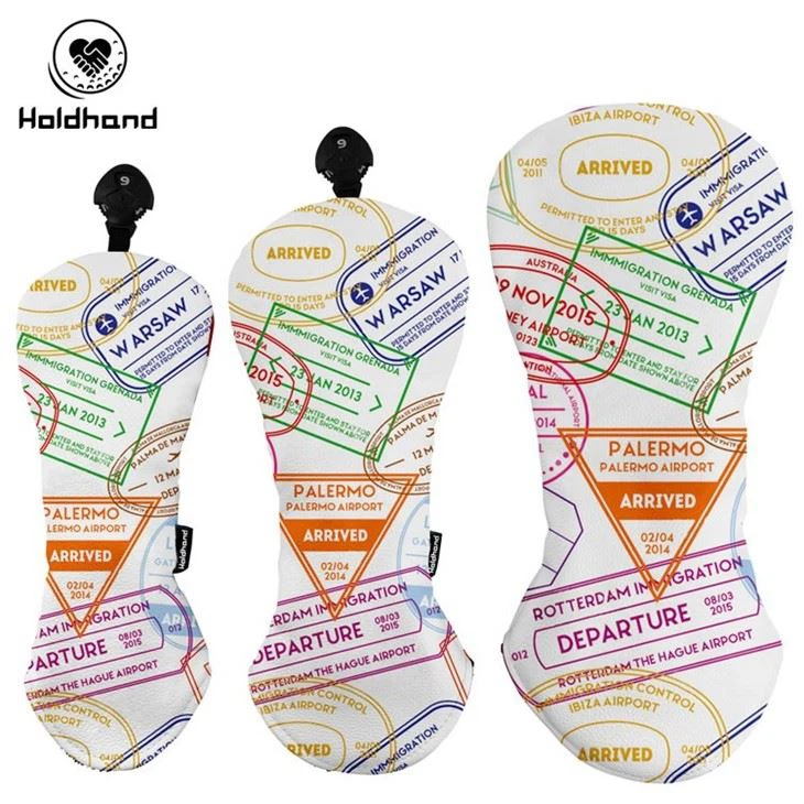 Wholesale PU Leather Golf Headcovers Club Head Cover Driver Headcover