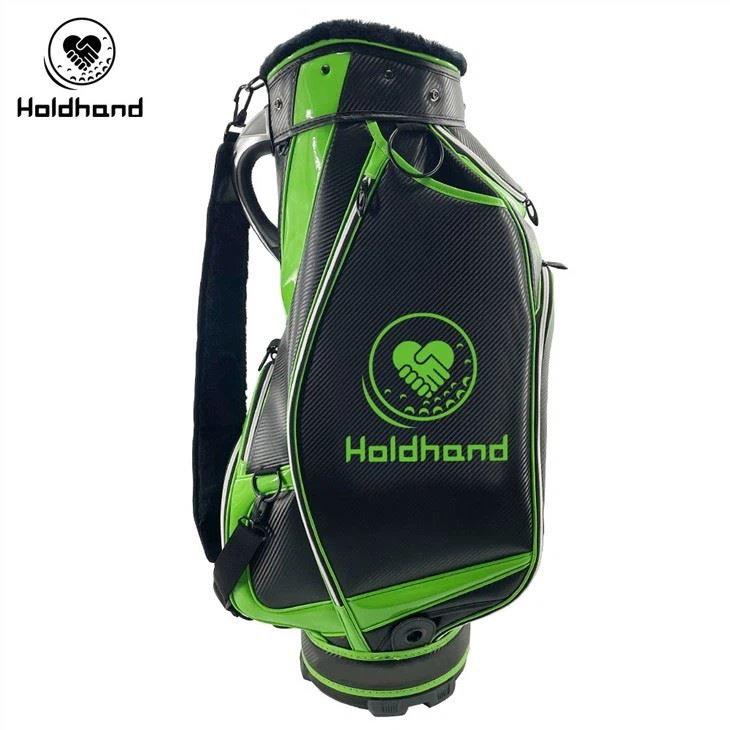 Hot Sale Specifically Logo Fashion Custom Design Leather Stylish Golf Bags Golf Staff Bag