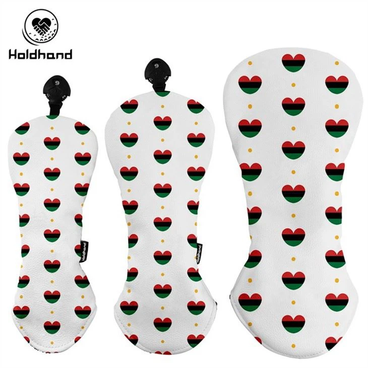Multi-color Pattern Design OEM Pattern PU Leather Driver Wood Headcovers