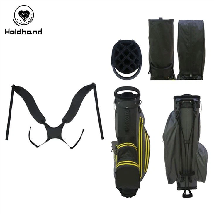 OEM Design Logo Light Grey Golf Stand Bag Carry Bag