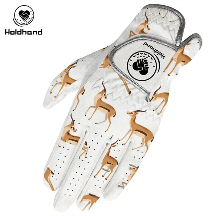 OEM Hot Sales Logo Golf Custom USA Cabretta Leather Men Golf Glove