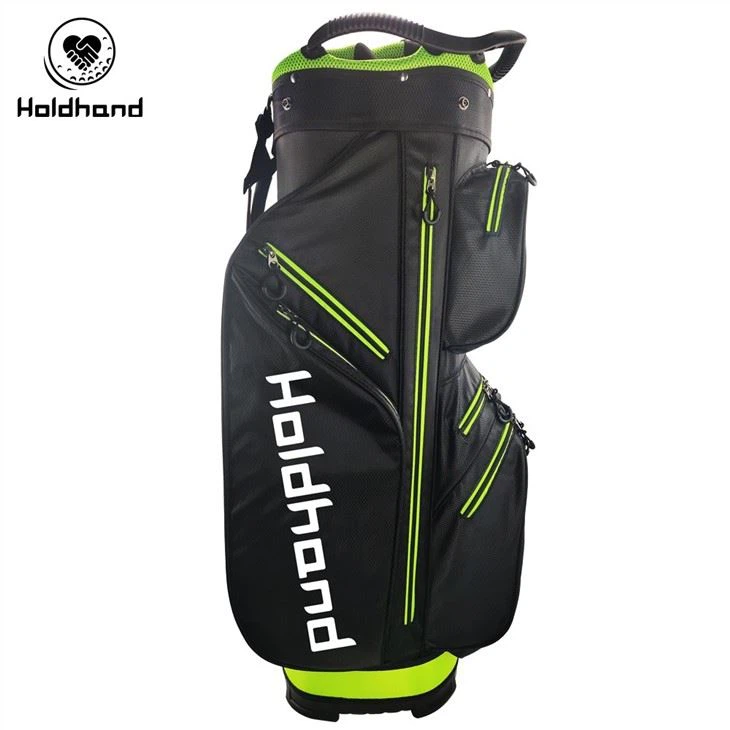 Popular Designs Water Resistant Golf Cart Bag Full Length Golf Bag With Multifunctional Pockets
