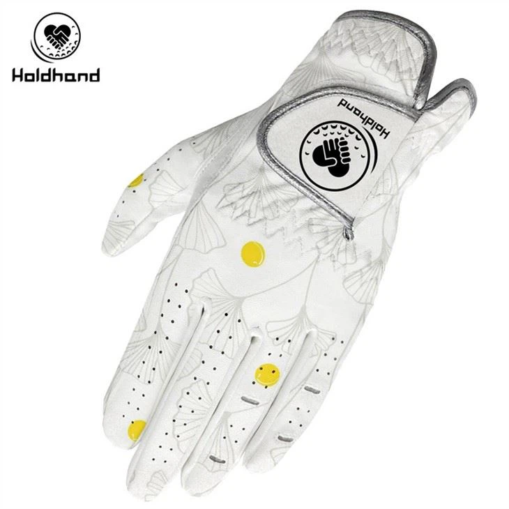 Popular Products OEM Brand LOGO Fashional Design PU Pure Leather Golf Gloves