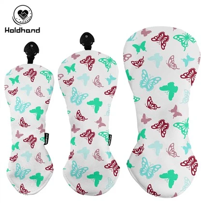 Najlepiej sprzedający się wysokiej jakości pokrowiec na głowę Wodoodporny sterownik ze skóry PU Wood Fairway Hybrid Headcovers Niestandardowe logo OEM