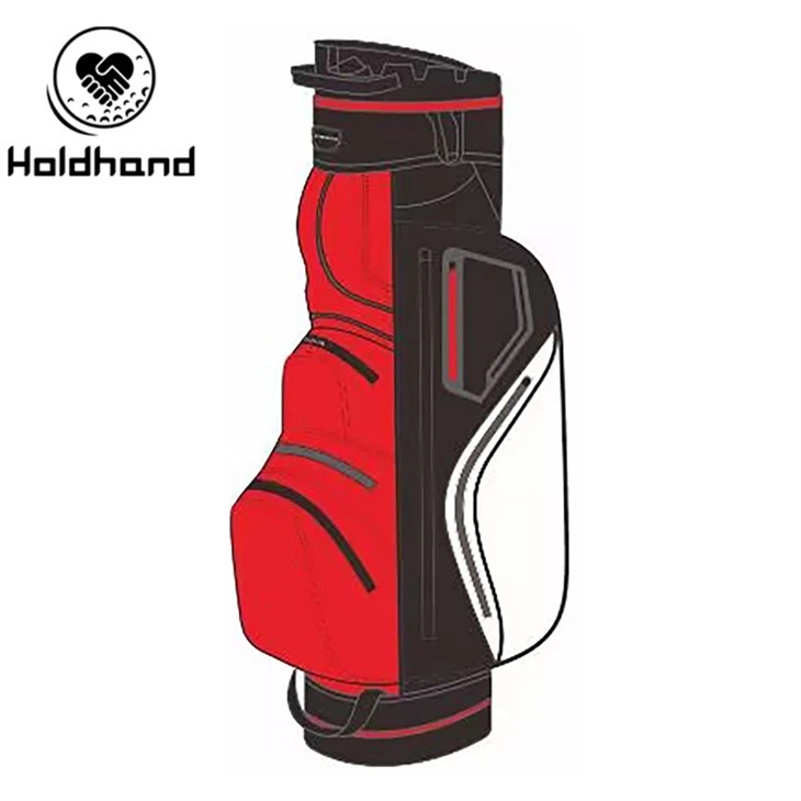 Golf Cart Bag, Urban Camo/Grey/Black/Red/Blue