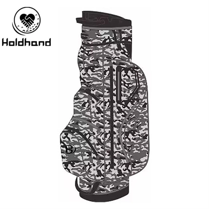 Golf Cart Bag, Urban Camo/Grey/Black/Red/Blue