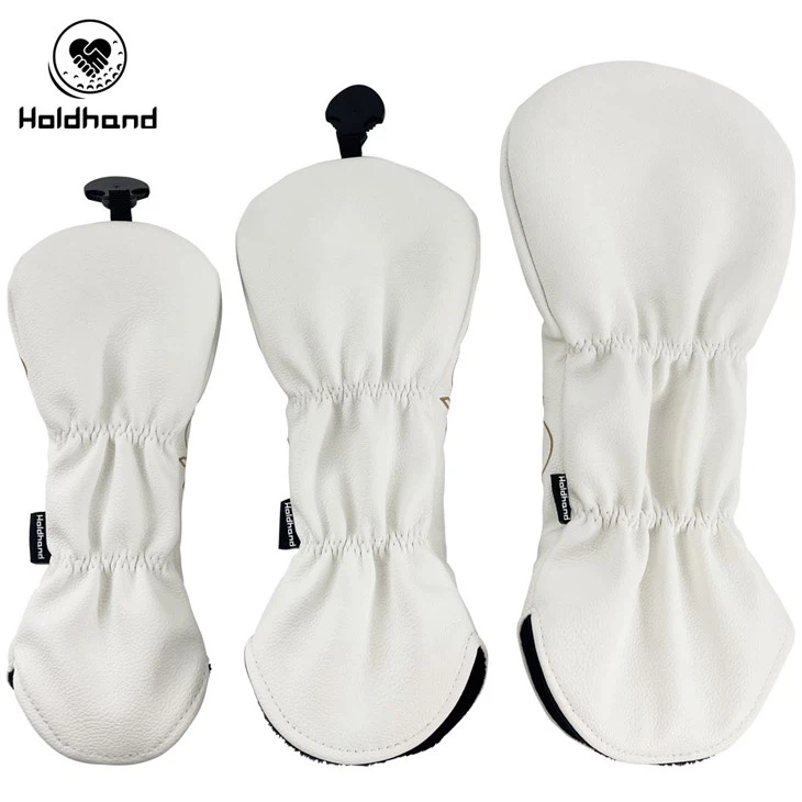 Golf Head Covers Set Skull Golf Club Covers For Driver Fairway Wood Hybrid Golf Headcovers Fit All Brand Golf Clubs - 3 Pack